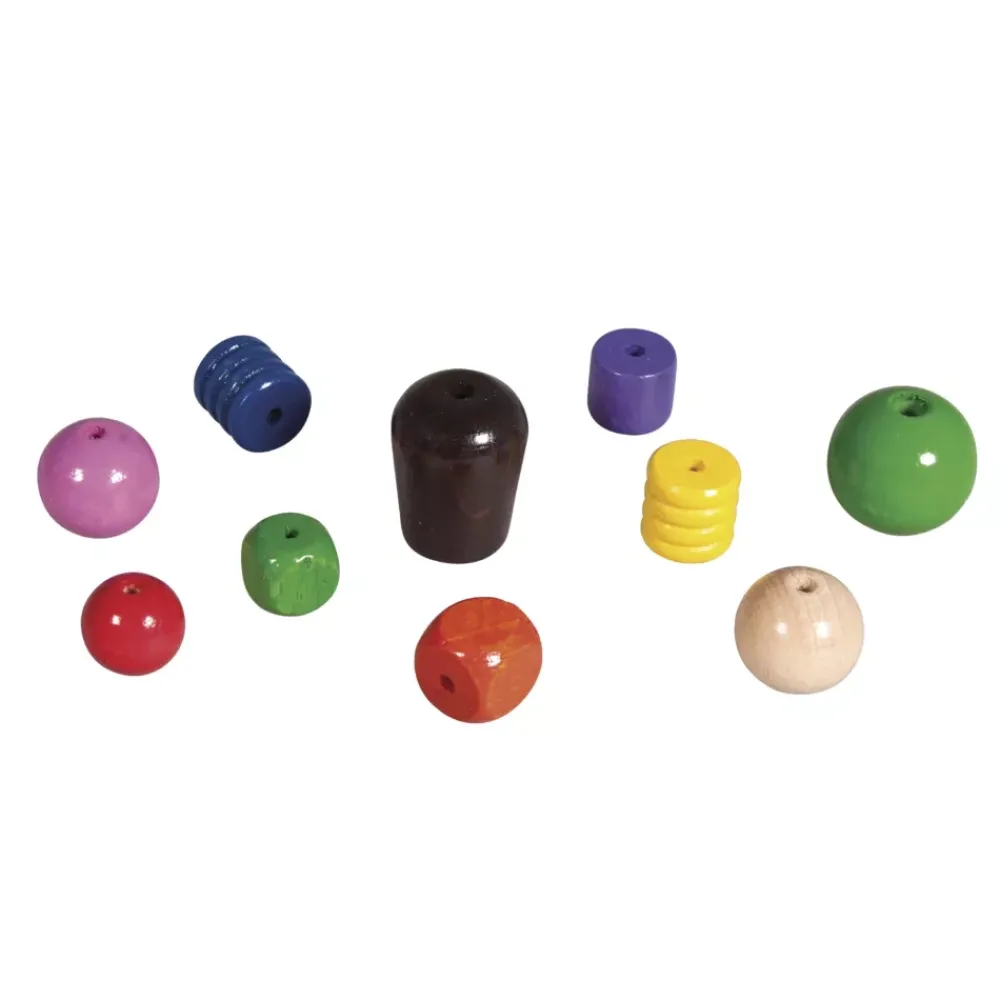 Cuentas de Madera Colores 1200g Bisutería