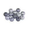 Sale Cuentas de Madera Gris Oscuro 12mm Bisutería
