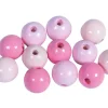 Sale Cuentas de madera Rosa Palo 10mm Bisutería