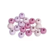 Discount Cuentas de Madera Rosado 6mm Bisutería