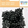 Sale Cuentas de Plástico con Números 6mm Bisutería