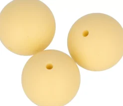 New Cuentas de silicona Amarillo My little Baby 15mm Bisutería