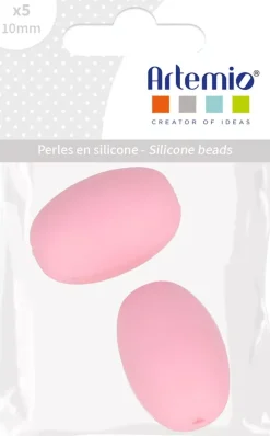 Best Cuentas de silicona Oliva Rosa My little Baby Bisutería