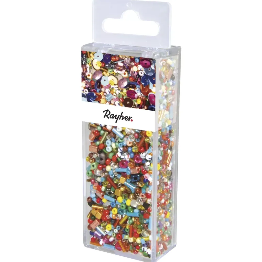 New Cuentas de Vidrio Colores 100g Bisutería