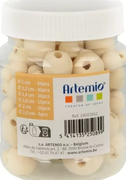 Discount Cuentas Madera Redondas 130pz Bisutería
