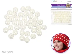 Discount Cuentas Perladas Marfil 10mm Bisutería
