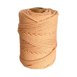 Discount Cuerda de Macramé 3 Cabos Albaricoque 5mm Macramé