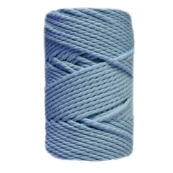 Outlet Cuerda de Macramé 3 cabos Azul Día 3mm Macramé