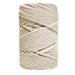 Outlet Cuerda de Macramé 3 cabos Crudo 5mm Macramé