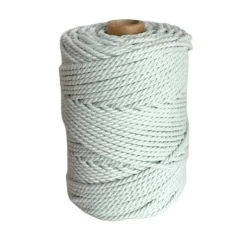 Clearance Cuerda de Macramé 3 Cabos Celeste 3mm Macramé