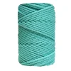 New Cuerda de Macramé 3 cabos Esmeralda 3mm Macramé