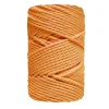 Clearance Cuerda de Macramé 3 Cabos Mostaza 3mm Macramé