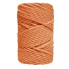 Cuerda de Macramé 3 cabos Naranja 5mm Macramé