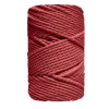New Cuerda de Macramé 3 Cabos Teja 3mm Macramé