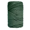 Online Cuerda de Macramé 3 cabos Verde Botella 3mm Macramé