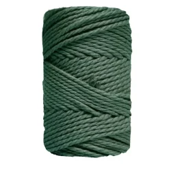 Online Cuerda de Macramé 3 cabos Verde Botella 3mm Macramé
