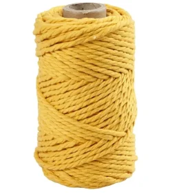Online Cuerda de Macramé Amarillo 4mm Macramé