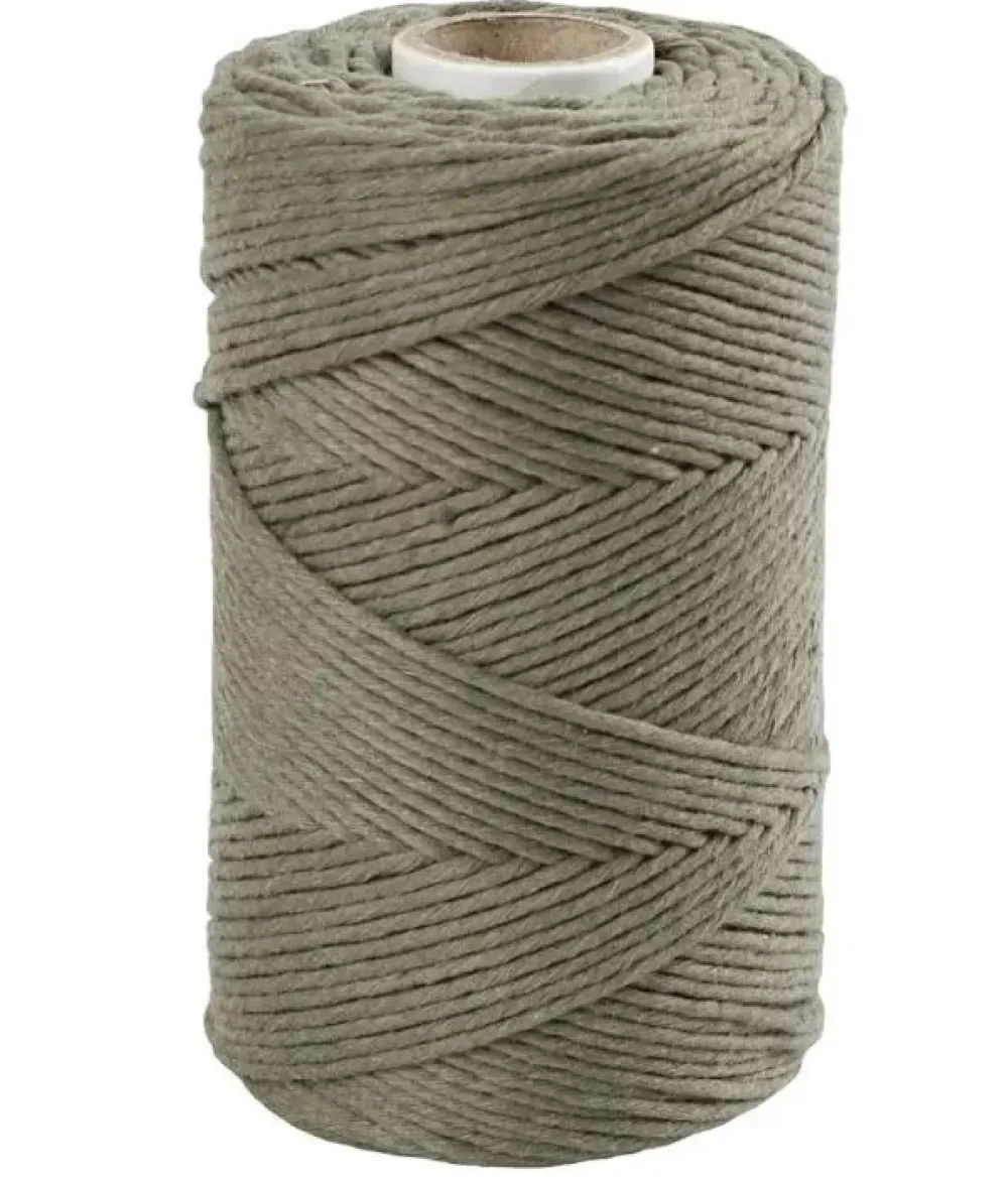 Hot Cuerda de Macramé Verde Musgo 2mm Macramé