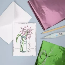 Clearance Deco Foil Transferible Rosa Papeles
