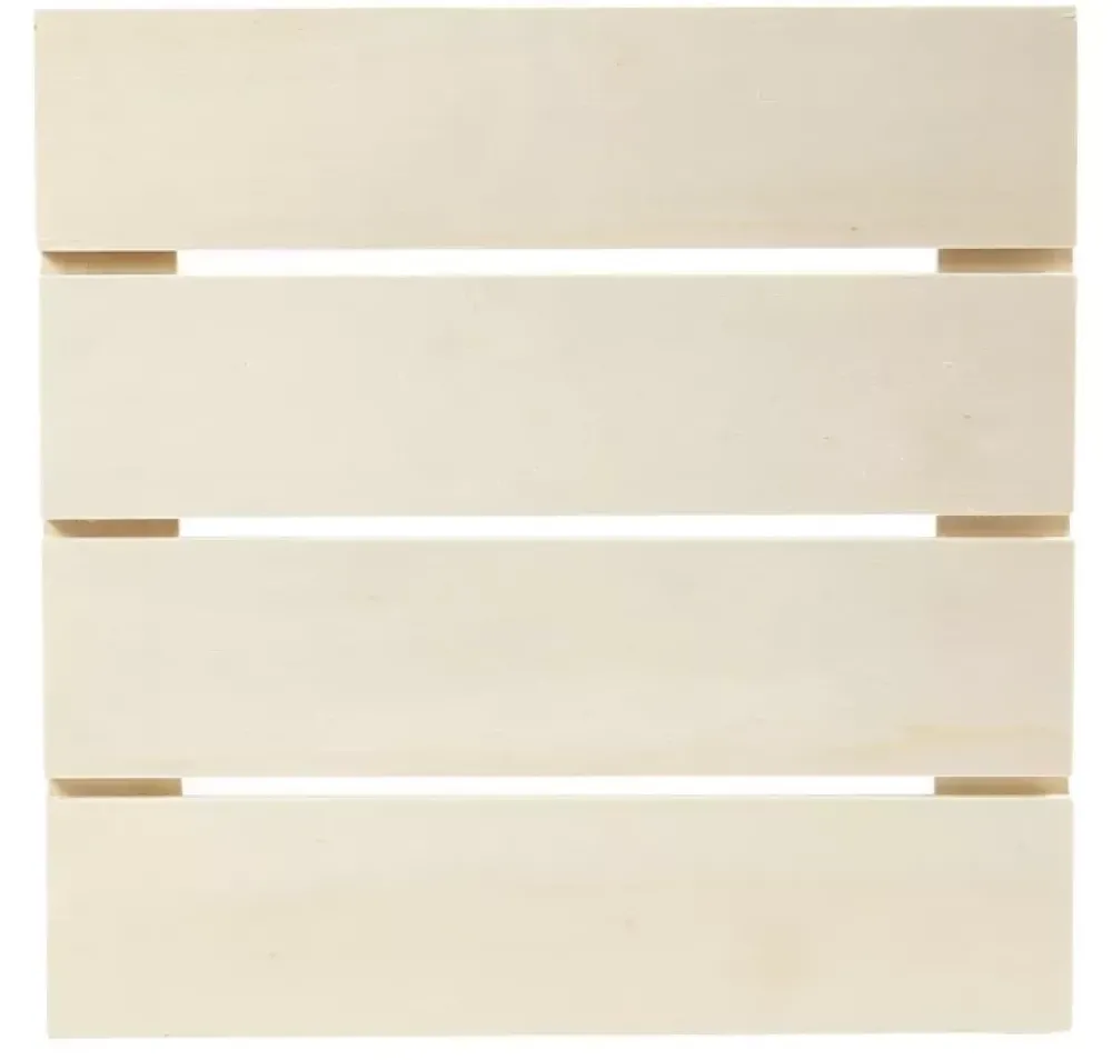 Decoración de Pared de Madera 28x28cm Maderas