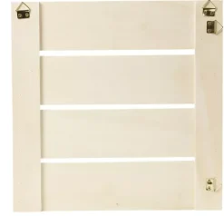 Decoración de Pared de Madera 28x28cm Maderas