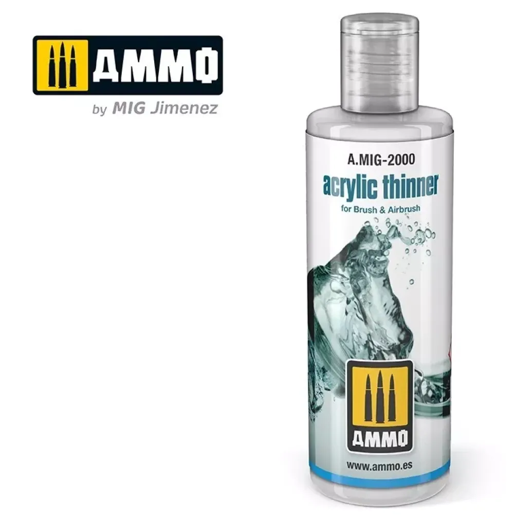 Hot Diluyente acrílico para miniaturas 60ml Pinturas Para Maquetas Y Modelismo