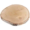 Disco de madera redondo natural Maderas