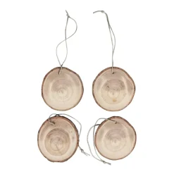 Clearance Discos de madera redondos natural para colgar Maderas