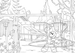 New Disneyland Parks Colouring Book Colorear
