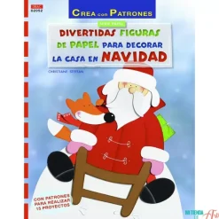 New Divertidas figuras de papel para decorar la casa en Navidad Navidad