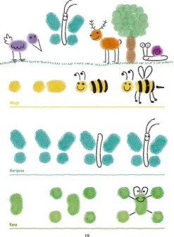 Sale El Libro de pintar con los dedos para niños Niños Niños Y Regalos
