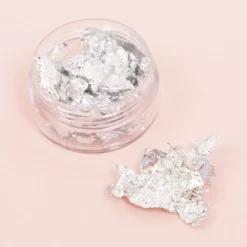 Outlet Escamas Foil Flakes Silver Doraduras