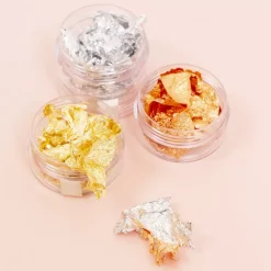 Outlet Escamas Foil Flakes Silver Doraduras