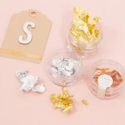 Outlet Escamas Foil Flakes Silver Doraduras