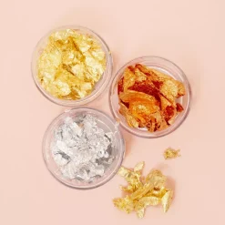 Outlet Escamas Foil Flakes Silver Doraduras