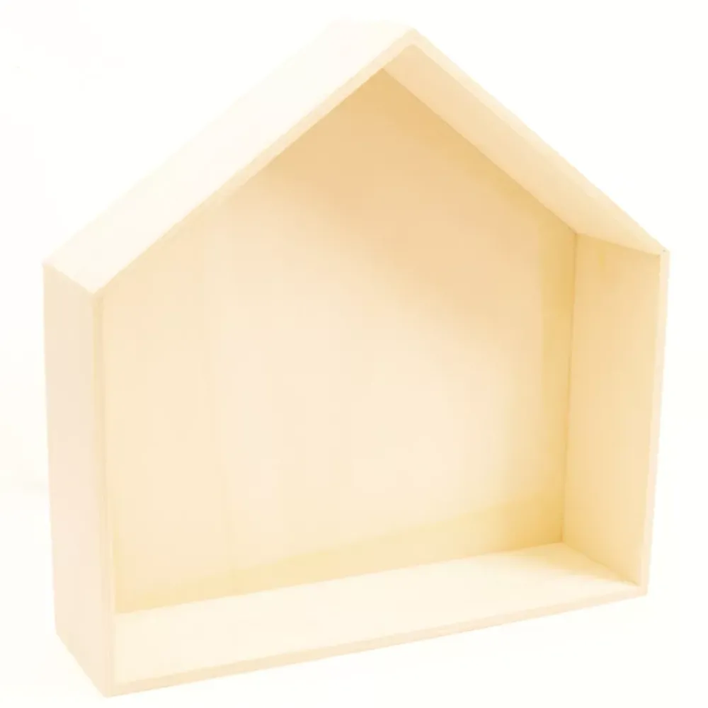 Outlet Estantería de Madera Casita 30cm Maderas