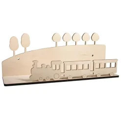 New Estantería de madera Tren Maderas