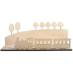 New Estantería de madera Tren Maderas