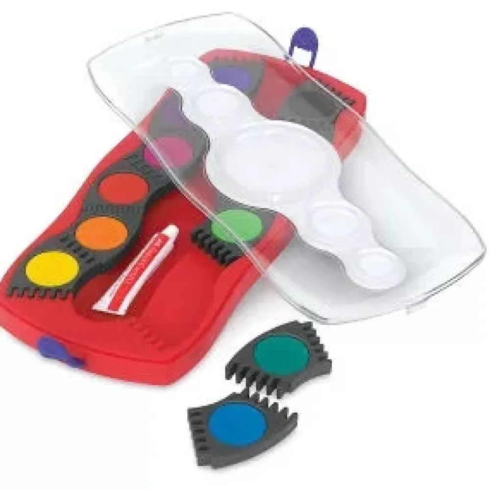 Outlet Estuche 12 Acuarelas Connector Niños Niños Y Regalos