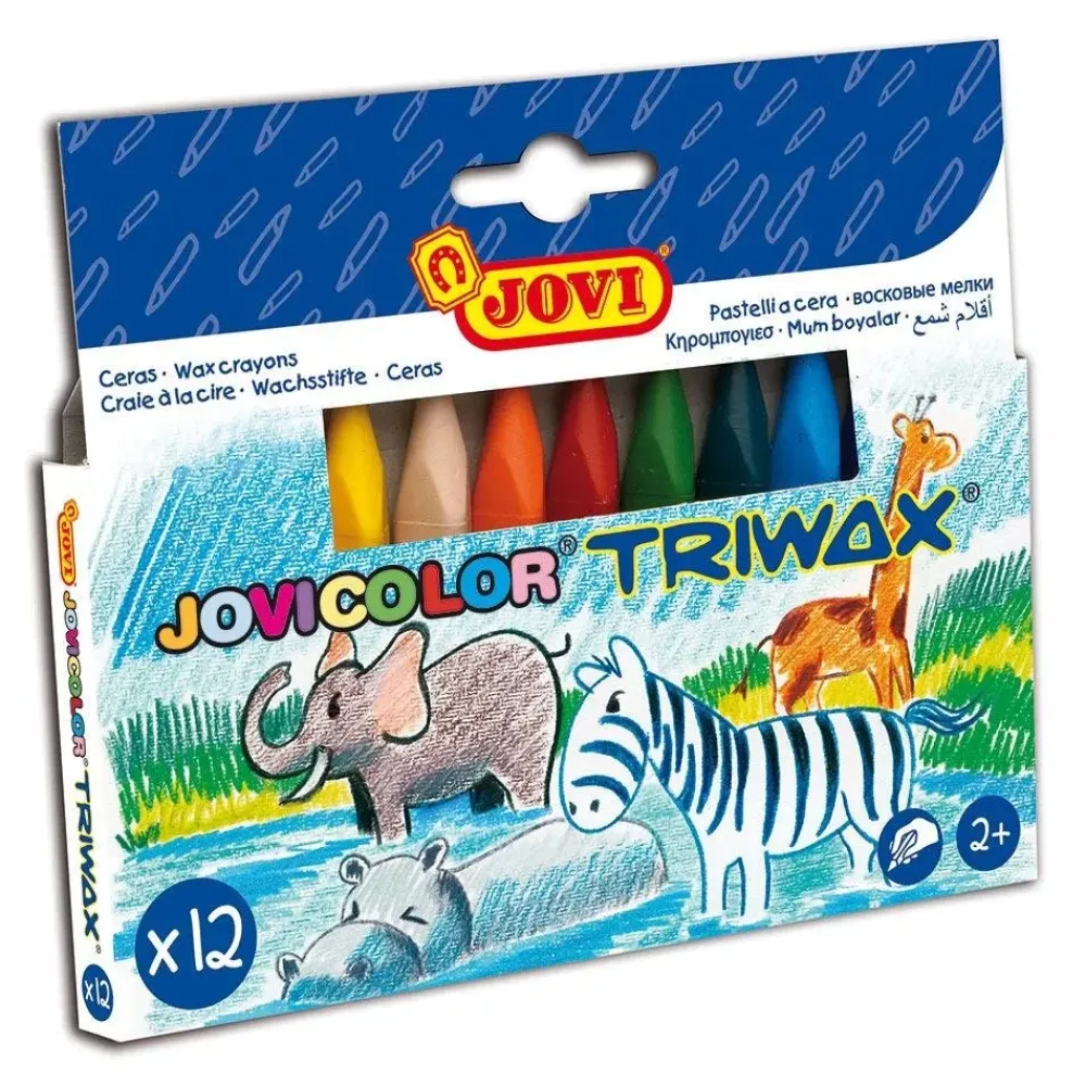 Clearance Estuche 12 Ceras color Triwax Niños Niños Y Regalos