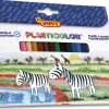 Outlet Estuche 24 Ceras Plasticolor Niños Niños Y Regalos