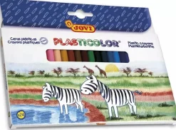 Outlet Estuche 24 Ceras Plasticolor Niños Niños Y Regalos