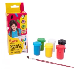 Hot Estuche 6 gouache con pincel 15ml Niños Niños Y Regalos