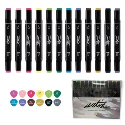 Discount Estuche 12 Rotuladores Gama Artist Tonos Básicos Rotuladores
