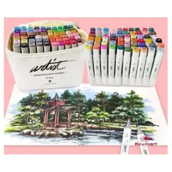 Discount Estuche 60 Rotuladores Luxe Canvas Gama Artist Rotuladores