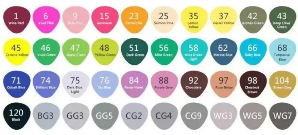 Best Estuche 40 Rotuladores Luxury Canvas Gama Artist Rotuladores