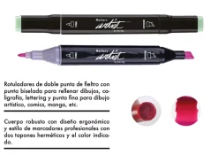 Discount Estuche 30 Rotuladores Luxury Canvas Gama Artist Rotuladores