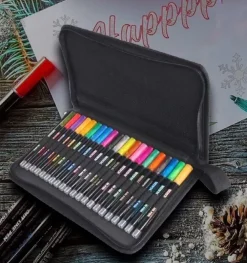 Discount Estuche 21 Rotuladores Outliner Bicolor Neón Pastel Rotuladores
