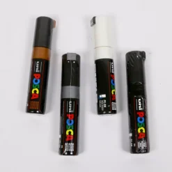 Estuche 4 rotuladores PC8K Colores Surtidos Uni Rotuladores