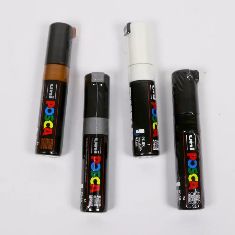 Estuche 4 rotuladores PC8K Colores Surtidos Uni Rotuladores